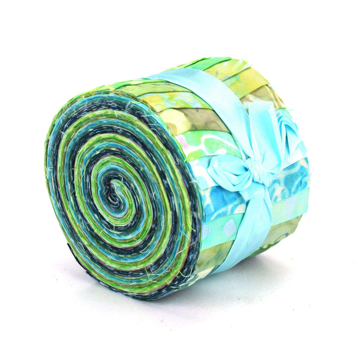 Jelly Roll - 20 Strips of 2.5" x 37" Cotton Batik