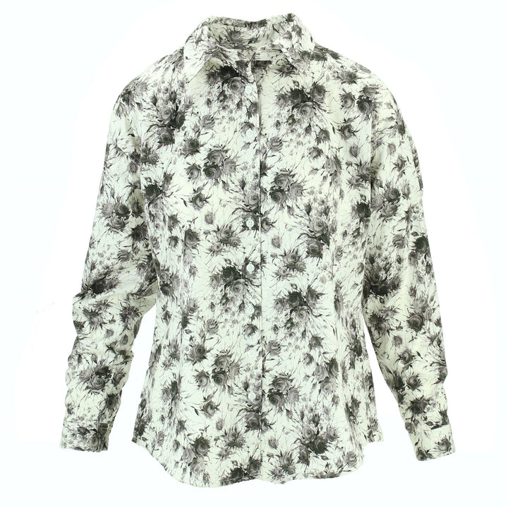 Classic Women's Shirt - Rose Bunch Mono