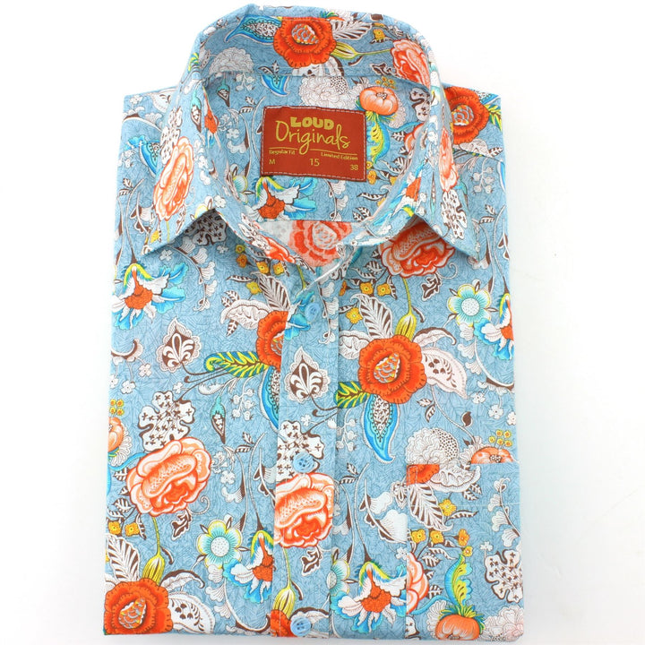 Slim Fit Short Sleeve Shirt - Jacobean Floral