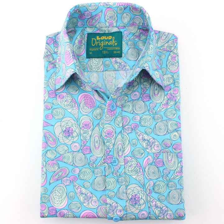 Regular Fit Short Sleeve Shirt - Spirals