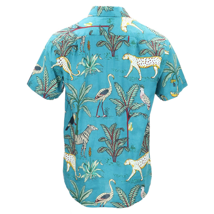 Regular Fit Short Sleeve Shirt - Savanna Jungle Jive
