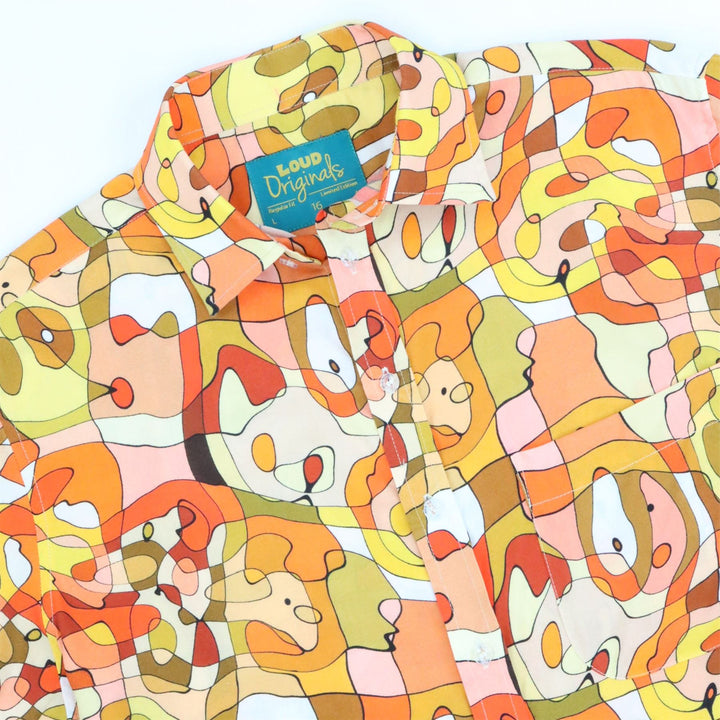 Regular Fit Short Sleeve Shirt - Funky Doodle