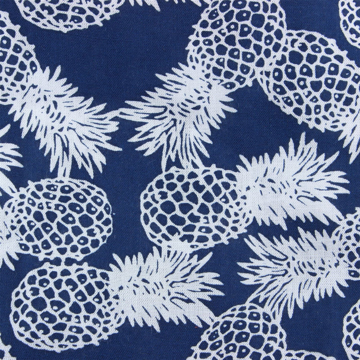 Tailored Fit Long Sleeve Shirt - Pineapples on Blue