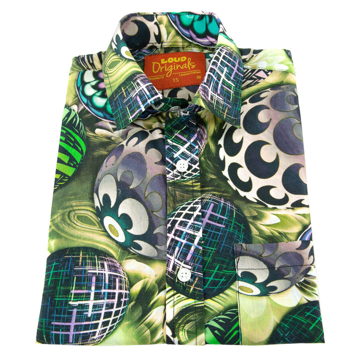 Regular Fit Short Sleeve Shirt - Disco Balls