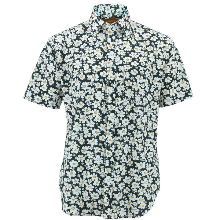 Regular Fit Short Sleeve Shirt - Daisies