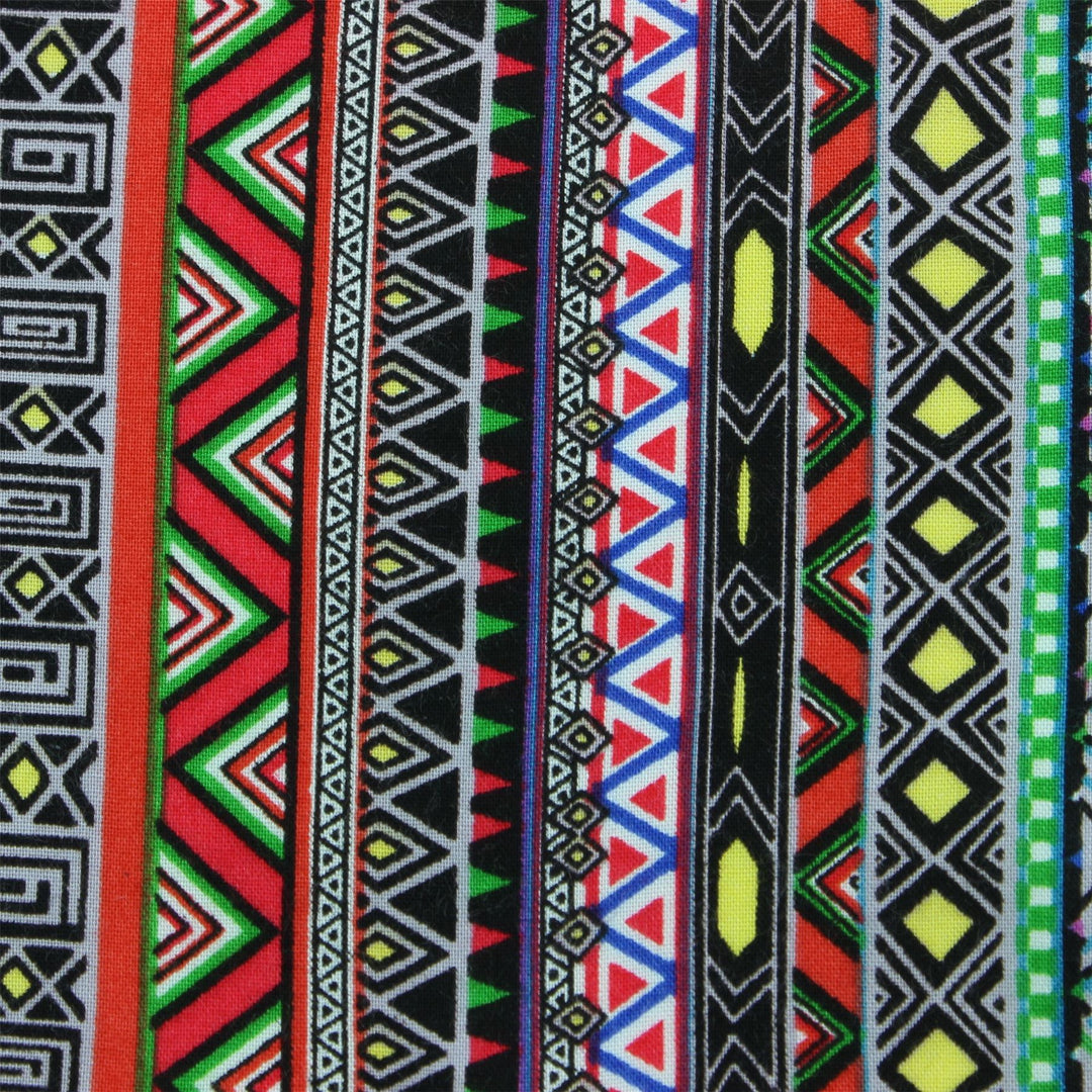 Tailored Fit Short Sleeve Shirt - Aztec Stripes