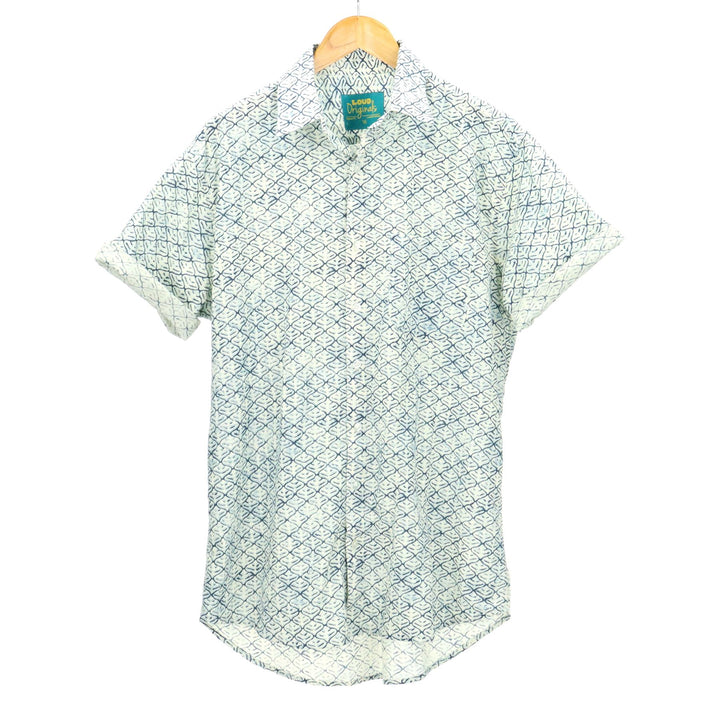 Regular Fit Short Sleeve Shirt - Ocean Breeze