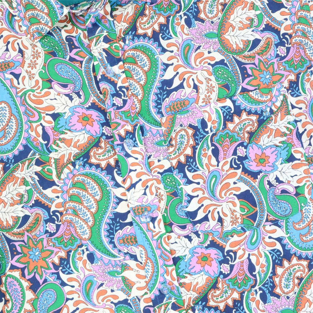 Regular Fit Short Sleeve Shirt - Garden Paisley