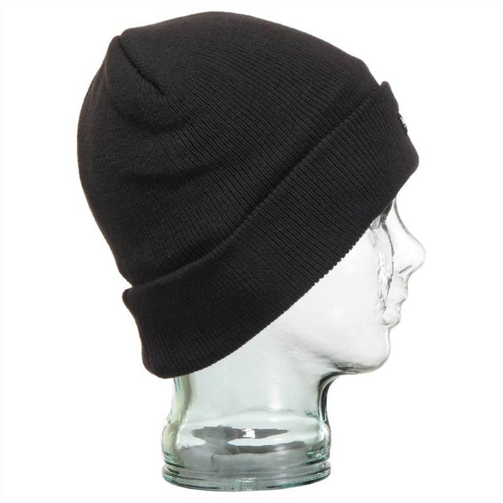 Fine Knit Beanie Hat - Brown