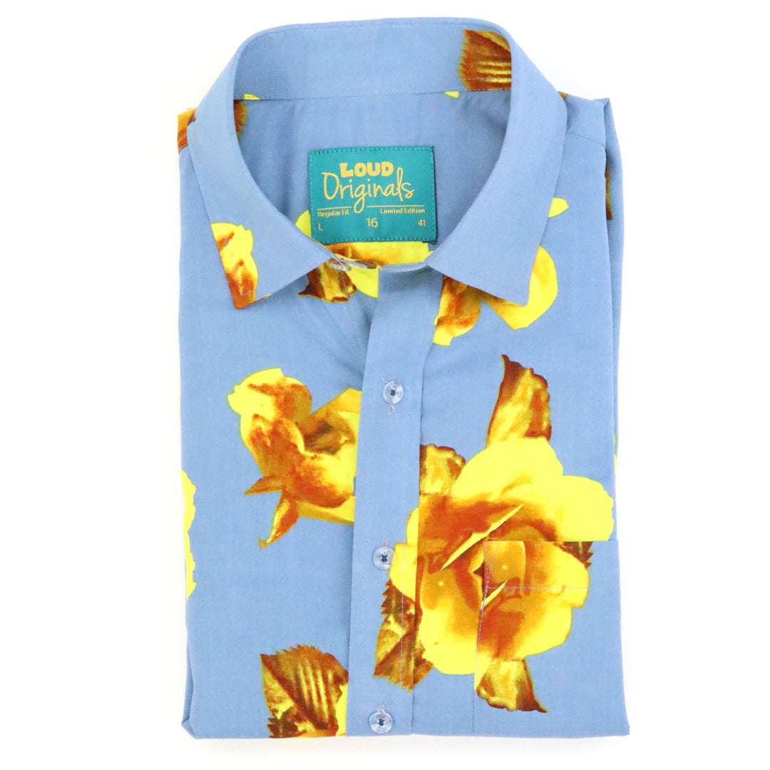 Regular Fit Short Sleeve Shirt - Golden Petal