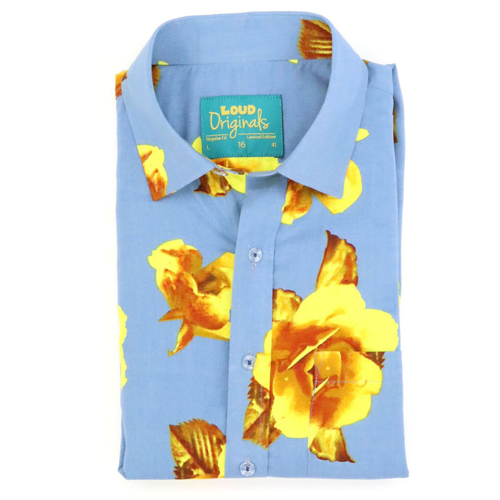 Regular Fit Short Sleeve Shirt - Golden Petal