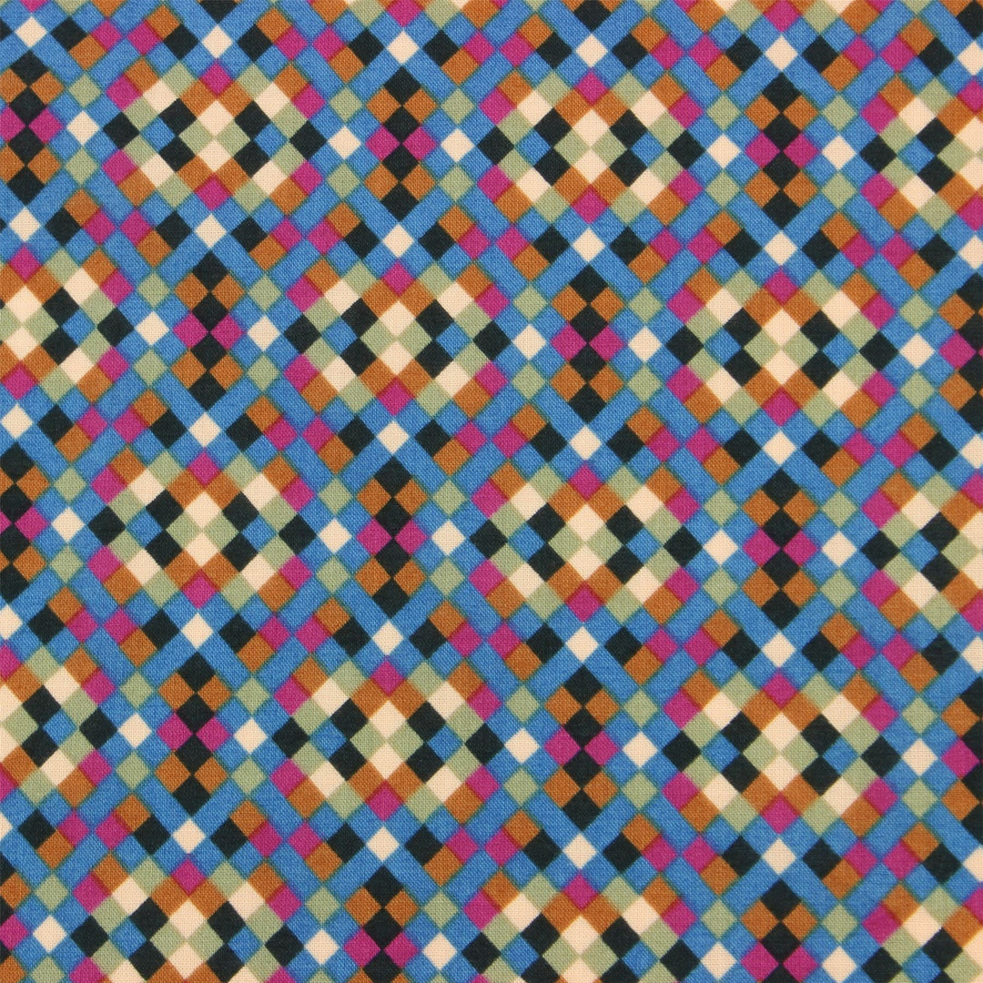 Tailored Fit Short Sleeve Shirt - Pixelated Tiles