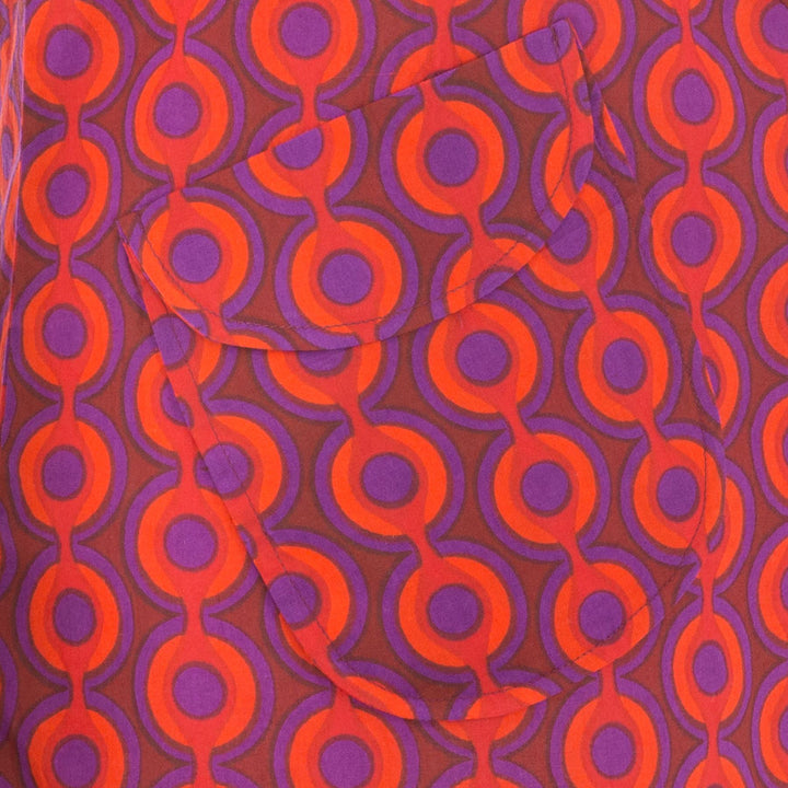 Sixties Shift Dress - Love Chain Red
