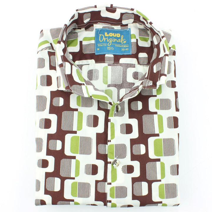 Slim Fit Short Sleeve Shirt - Retro Chain