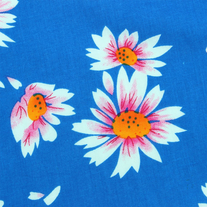 Slim Fit Long Sleeve Shirt - Sky Daisies