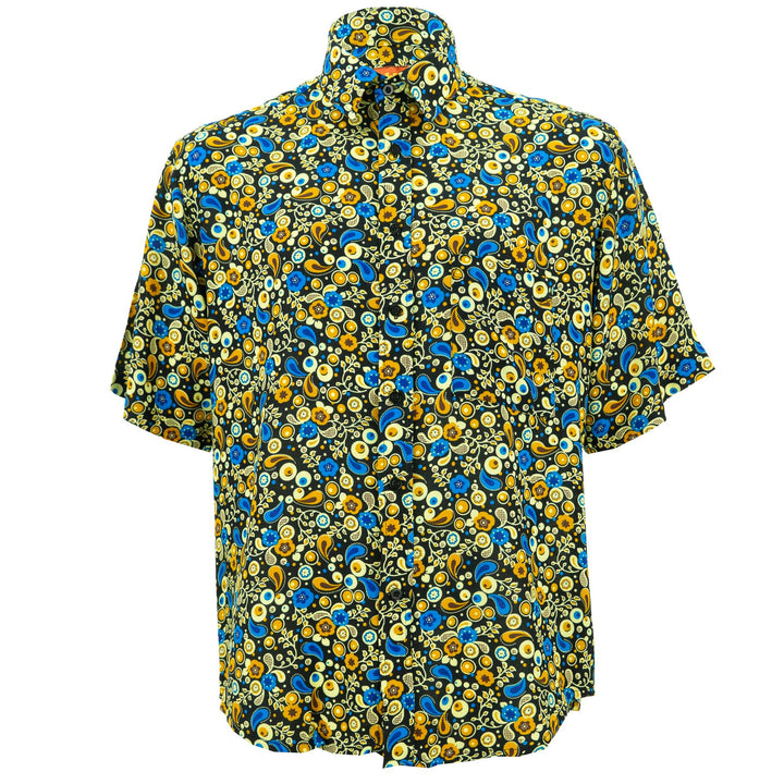 Regular Fit Short Sleeve Shirt - Paisley Garden