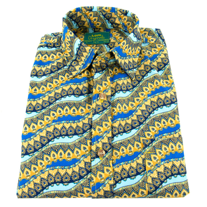 Tailored Fit Long Sleeve Shirt - Serpentine Flow