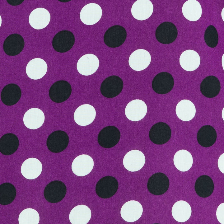 Wrap Top with Flared Sleeve - Spotted Dot