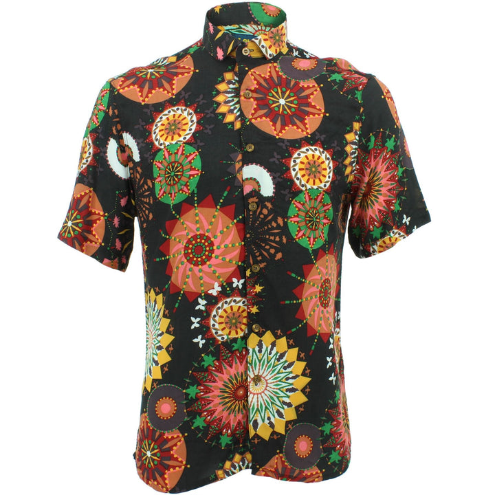 Slim Fit Short Sleeve Shirt - Carnival Suzani