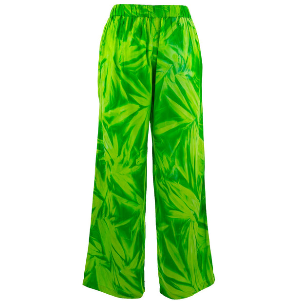 Cotton Combat Trousers Pant - Feathers Lime Green