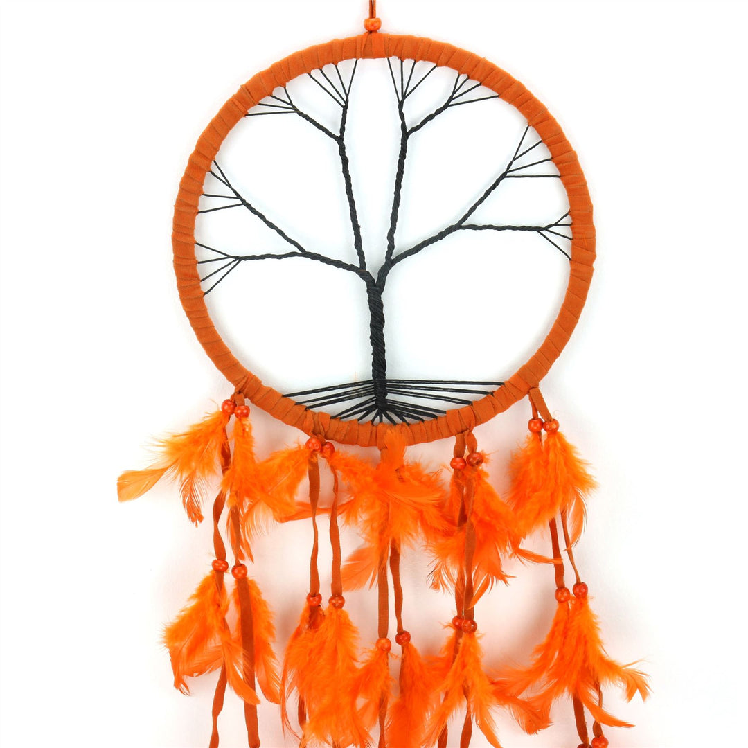 Dreamcatcher - Tree of Life 22cm Orange