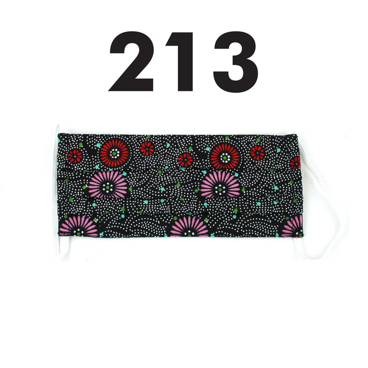 100% Cotton Handmade Pleated Face-Mask