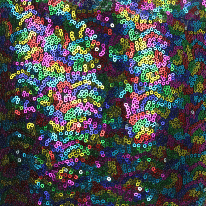 Sequin Hot Pants - Rainbow