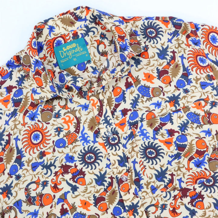 Regular Fit Short Sleeve Shirt - Koi Dream