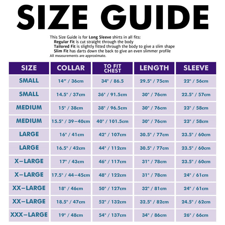 Regular Fit Long Sleeve Shirt - Random Mixed Panel - Blues