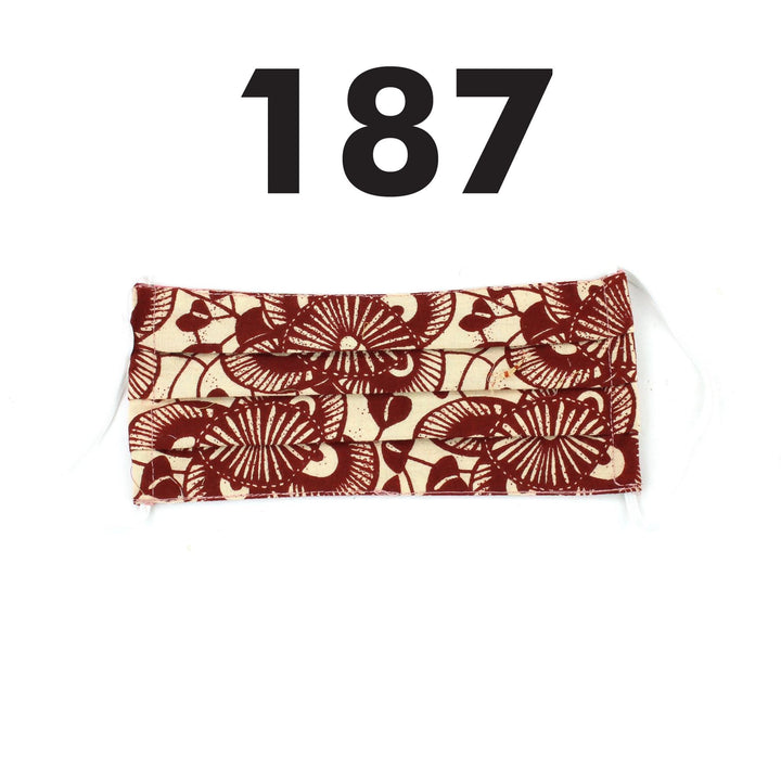 100% Cotton Handmade Pleated Face-Mask