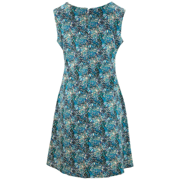 Nifty Shifty Dress - Turquoise Maze