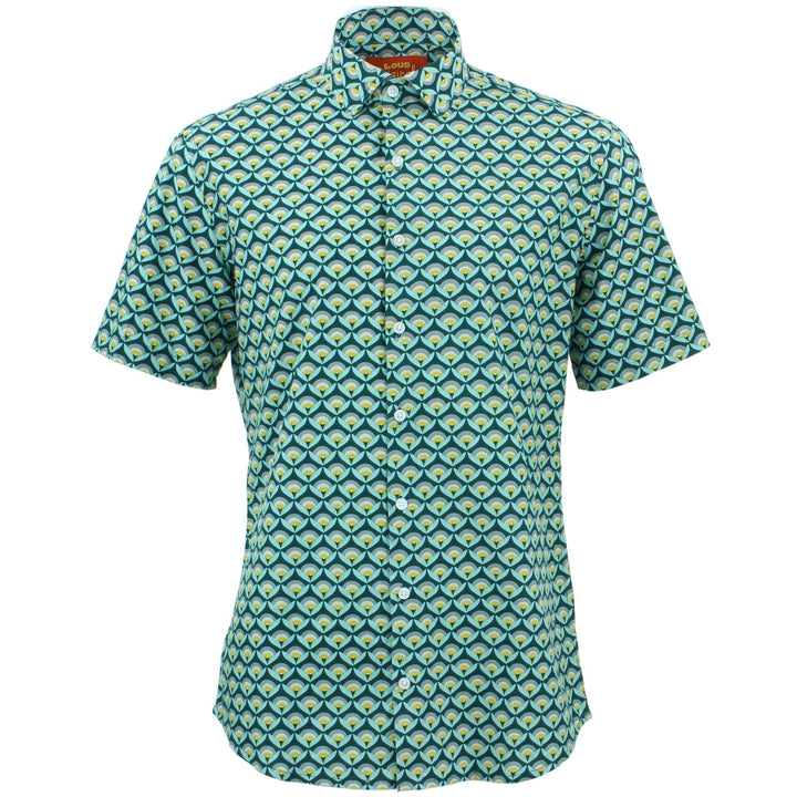 Tailored Fit Short Sleeve Shirt - Swarm