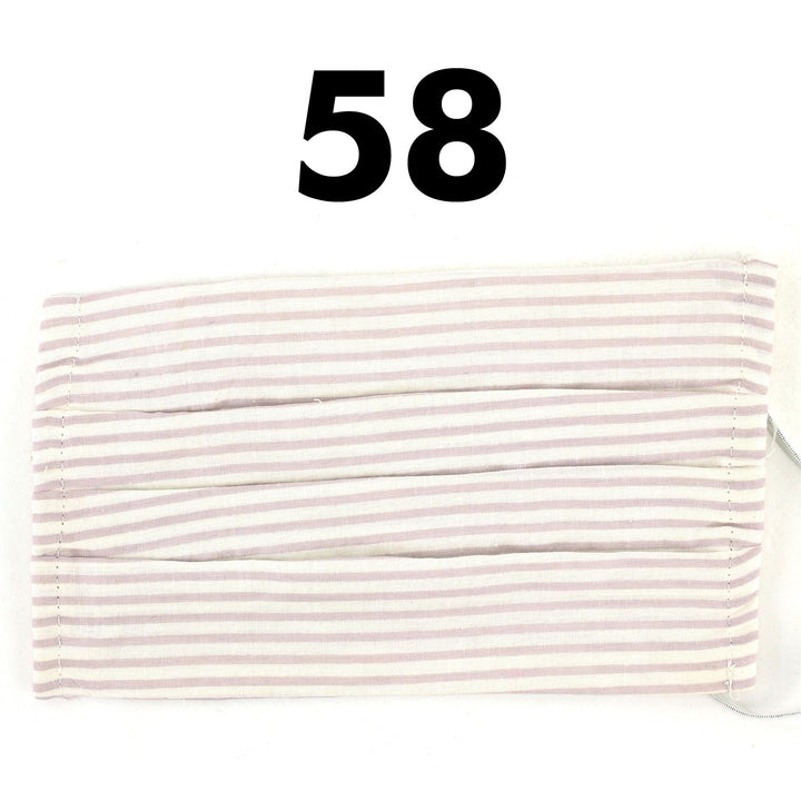 100% Cotton Handmade Pleated Face-Mask