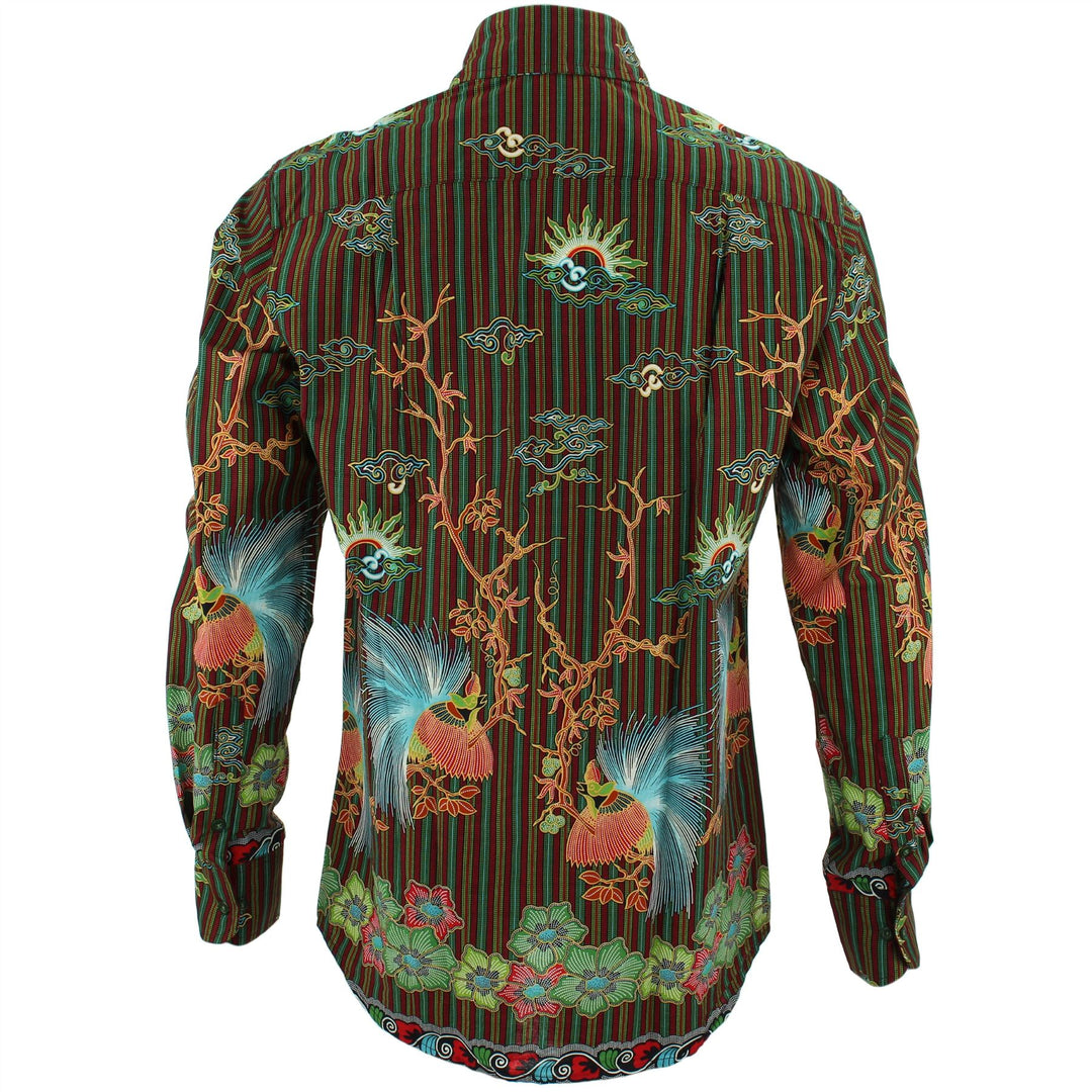 Regular Fit Long Sleeve Shirt - Bird of Paradise