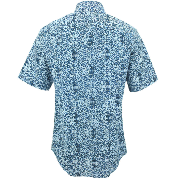 Regular Fit Short Sleeve Shirt - Ditzy Jacobean