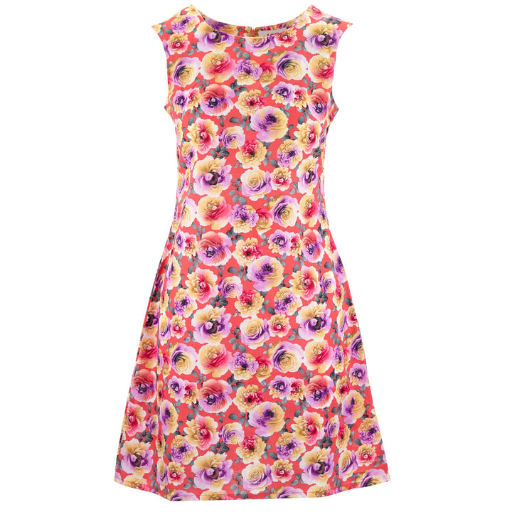 Nifty Shifty Dress - Cerise Bloom