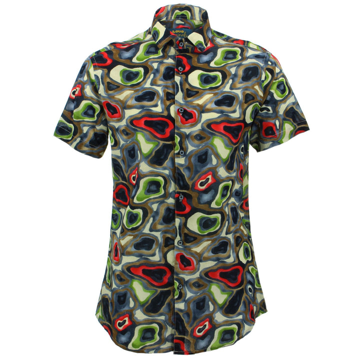 Tailored Fit Short Sleeve Shirt - Rave Camouflage