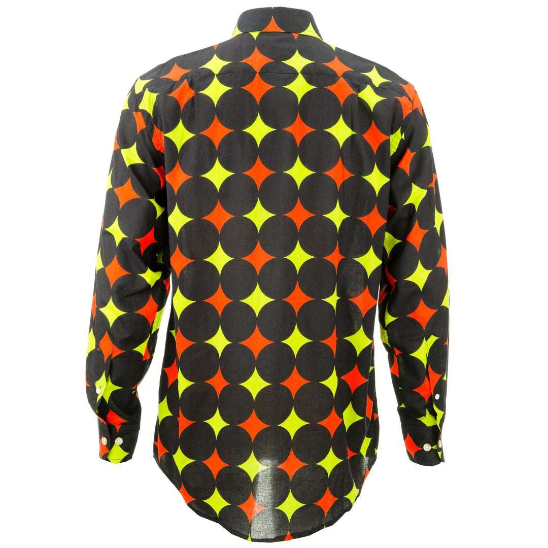 Regular Fit Long Sleeve Shirt - Circles or Diamonds?