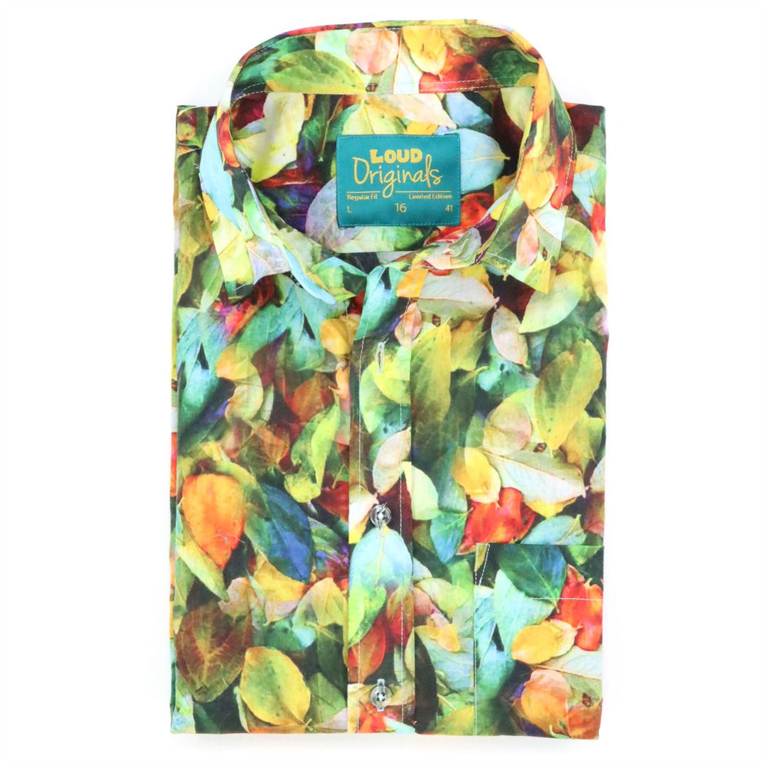 Regular Fit Short Sleeve Shirt - Forest Floor