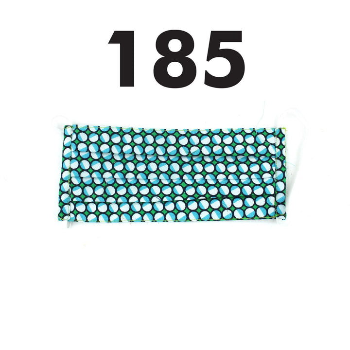 100% Cotton Handmade Pleated Face-Mask