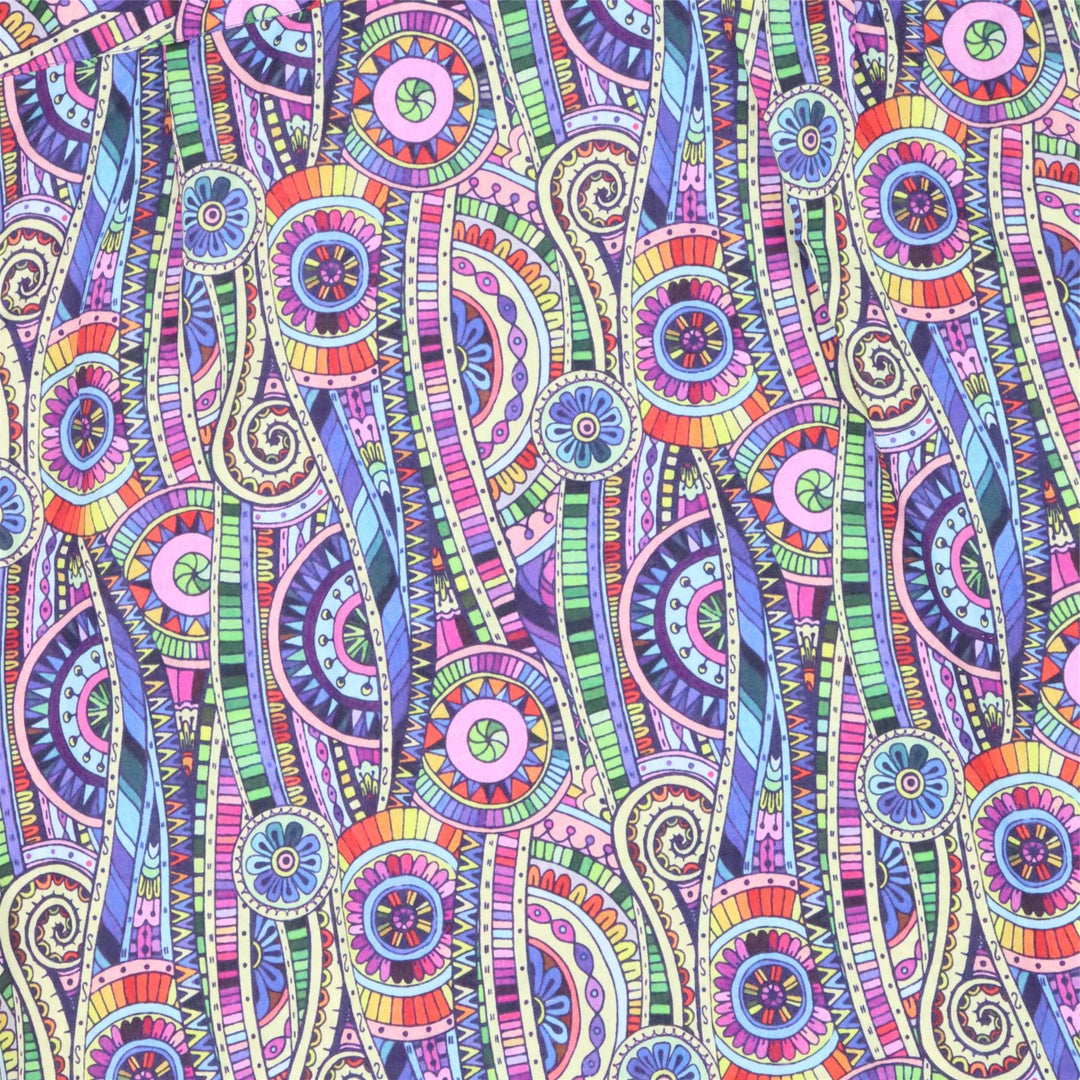 Regular Fit Short Sleeve Shirt - Maze Art