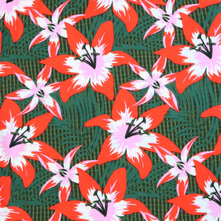 Regular Fit Short Sleeve Shirt - Jungle Lily