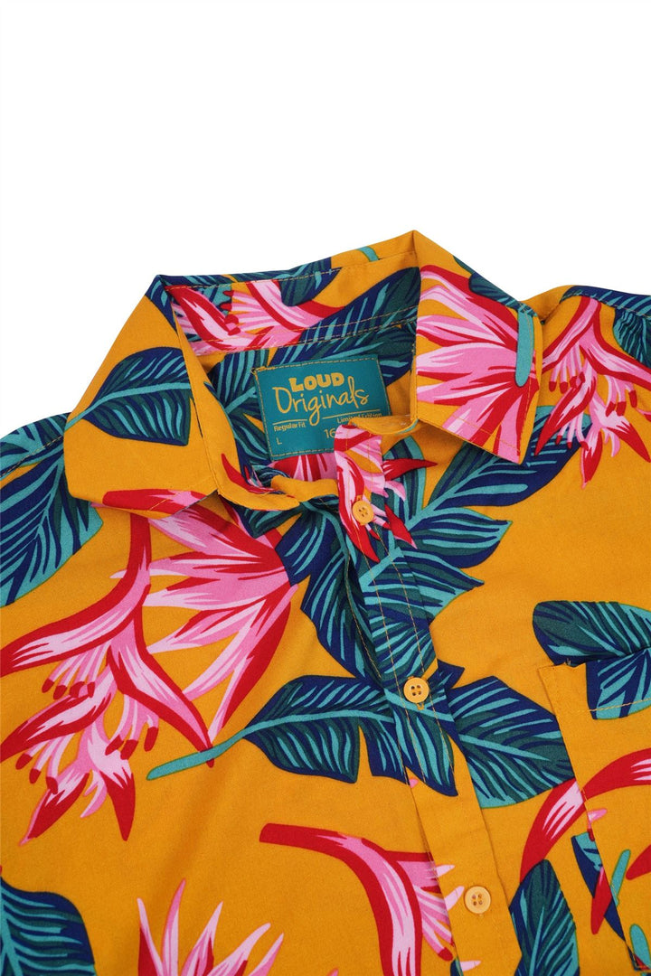 Regular Fit Short Sleeve Shirt - Tropical Paradise