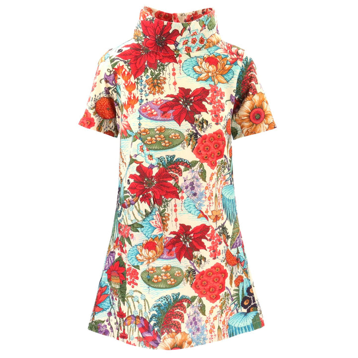 Sixties Shift Dress - Japanese Floral