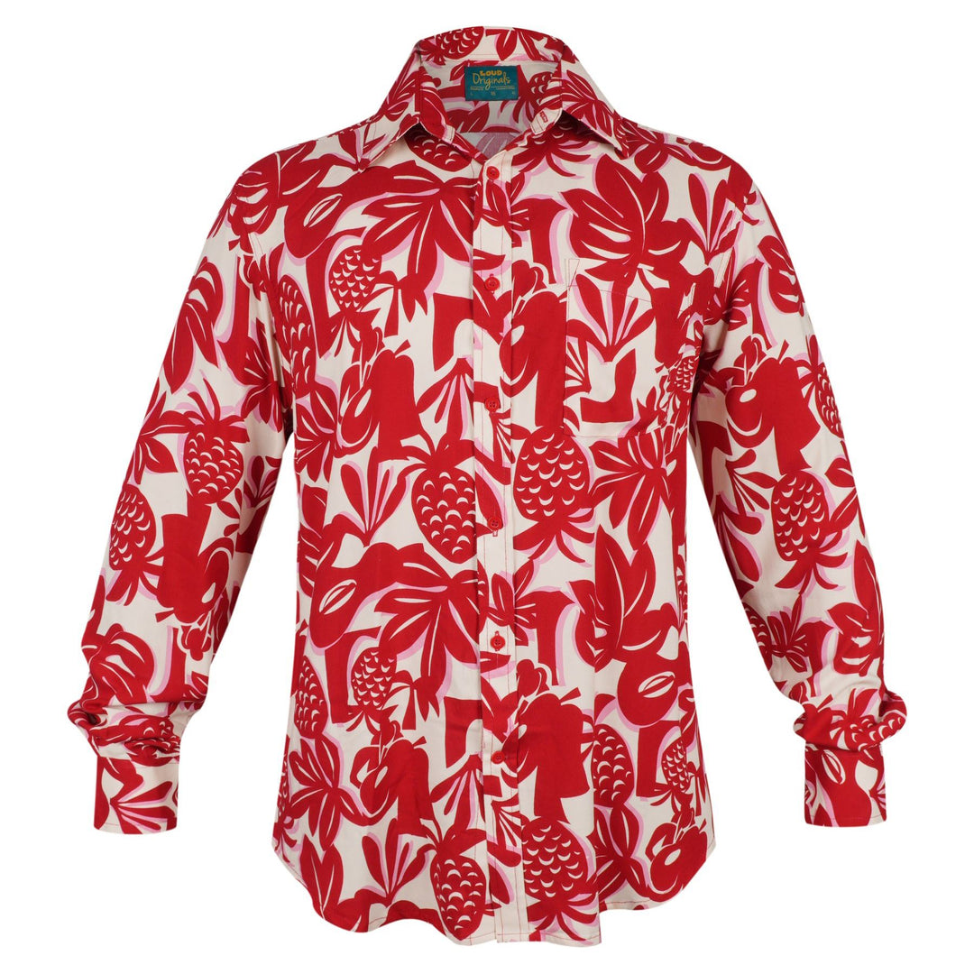 Regular Fit Long Sleeve Shirt - Tropical Grove