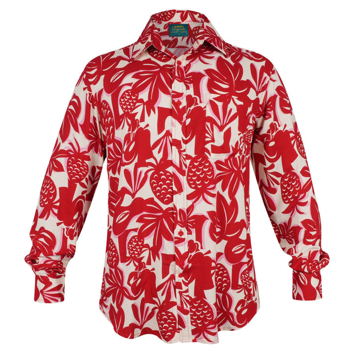 Regular Fit Long Sleeve Shirt - Tropical Grove