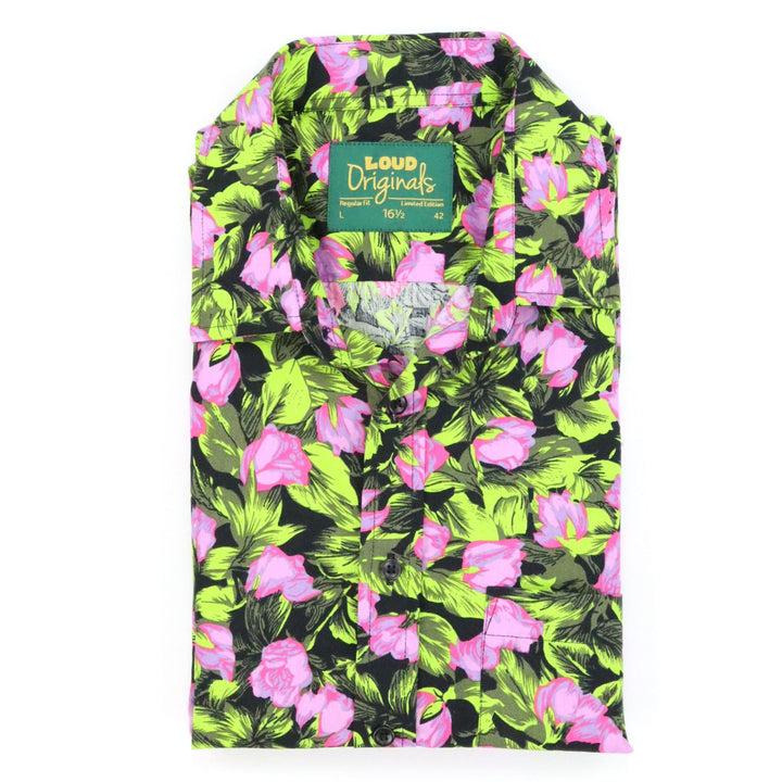 Regular Fit Short Sleeve Shirt - Punk Floral