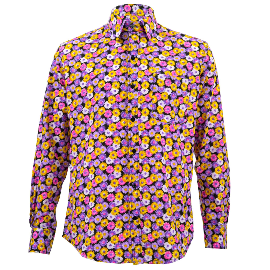 Tailored Fit Long Sleeve Shirt - Ditzy Daisy