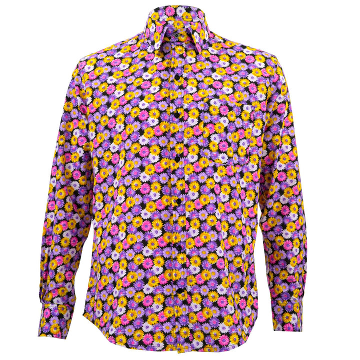 Tailored Fit Long Sleeve Shirt - Ditzy Daisy