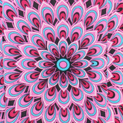 Shift Shaper Dress - Peacock Mandala Pink